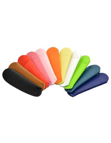 Laguiole pliant, 12 cm, acier Damas, lame & tire-bouchon, mitres inox mat, manche bois d'ébène