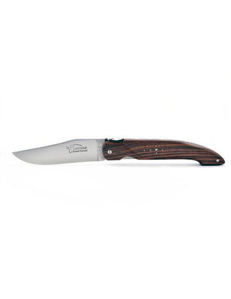 Laguiole Pliant de Chasse, 13.5 cm, plein manche, bois de violette