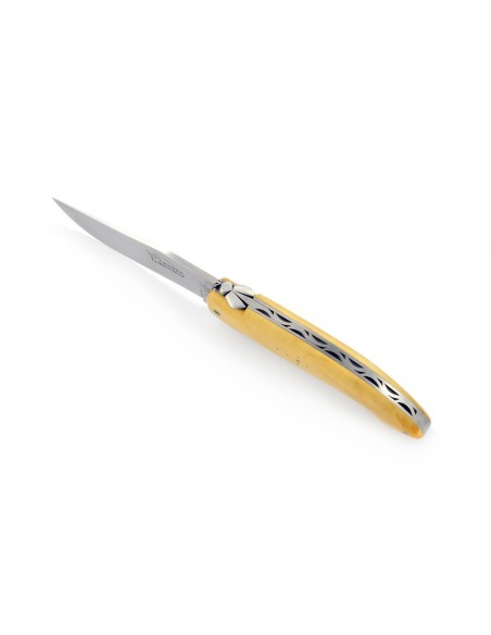 Laguiole Pliant de Chasse, 13.5 cm, plein manche, buis