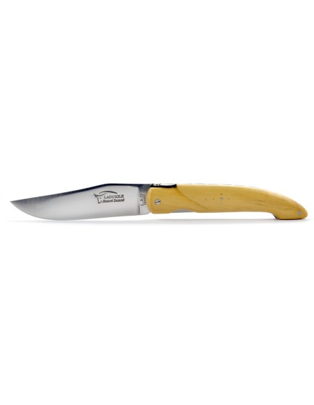 Laguiole Pliant de Chasse, 13.5 cm, plein manche, buis