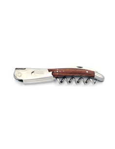 Sommelier Laguiole manche galbé, bois de violette, 1 mitre inox mat
