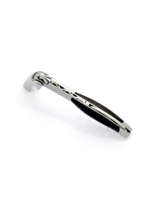 Sommelier Laguiole manche galbé, bois d'ébène, 1 mitre inox mat 2