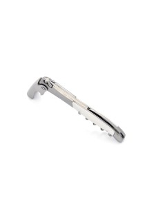 Sommelier Laguiole manche fin en corian blanc, 1 mitre inox mat 2