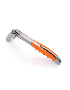 Sommelier Laguiole manche fin en corian orange, 1 mitre inox mat 2