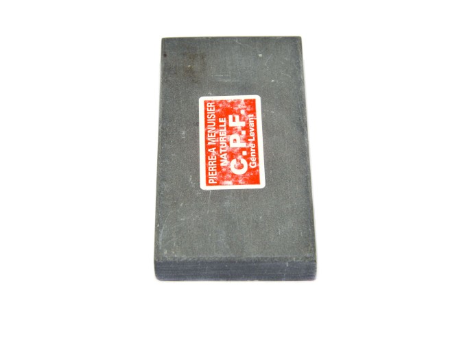 Natural whetstone for carpenters. Length 12 cm