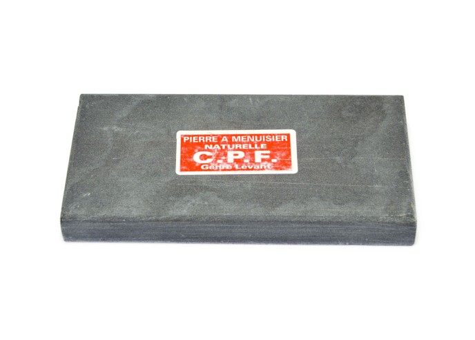 Natural whetstone for carpenters. Length 14 cm