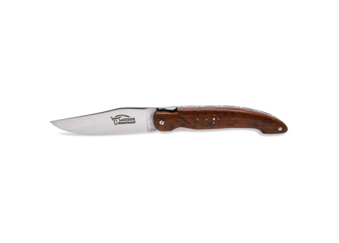 Laguiole Pliant de Chasse, 13.5 cm, plein manche, bois de violette