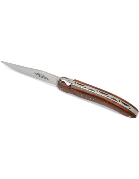 Laguiole Pliant de Chasse, 13.5 cm, plein manche, bois de violette