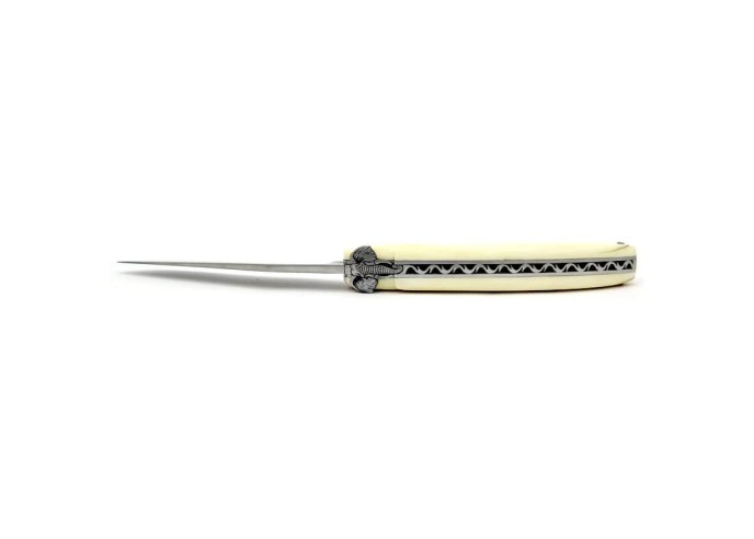 Laguiole Pliant de Chasse, 13.5 cm, plein manche, buis