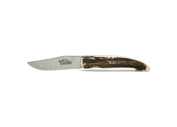 Laguiole Pliant de Chasse, 13.5 cm, plein manche, buis