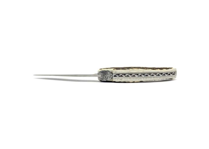 Laguiole Pliant de Chasse, 13.5 cm, plein manche, buis