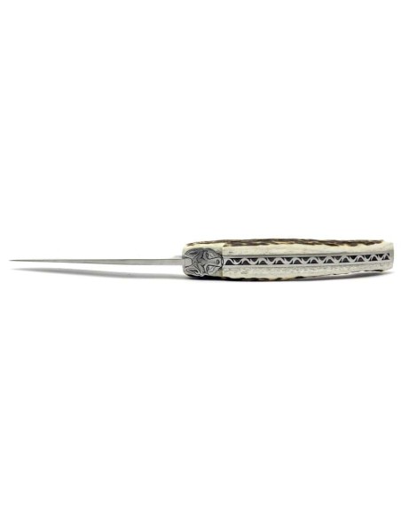 Laguiole Pliant de Chasse, 13.5 cm, plein manche, buis