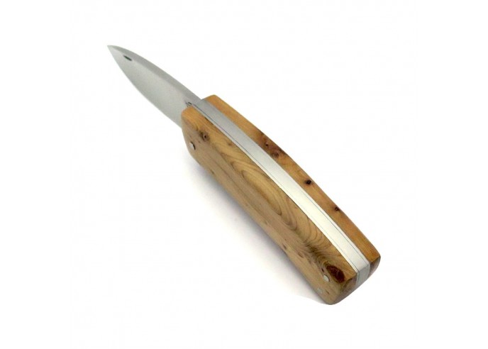 Laguiole hunting knife custom, 9 cm, juniperwood