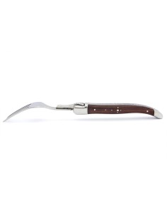 Fourchettes de table, mitres inox brillant, gamme courante, manche bois de violette 2