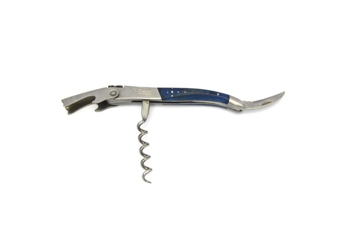 Laguiole sommelier / wine opener Honoré Durand | Blue beech handle