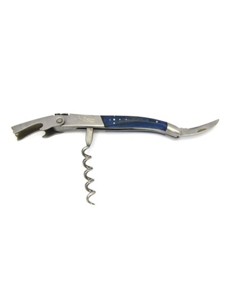 Laguiole sommelier / wine opener Honoré Durand | Blue beech handle