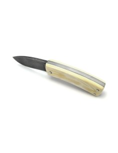 Laguiole Klappmesser, 9.2cm, Damast mit Mosaikmuster