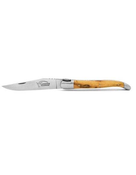 Laguiole Klappmesser, 12cm, Waldschnepfe, Griff aus Wacholderholz