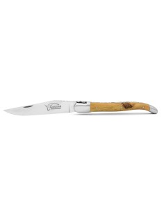 Laguiole, 12cm, Eber-Kopf, Griff aus Olivenholz 2