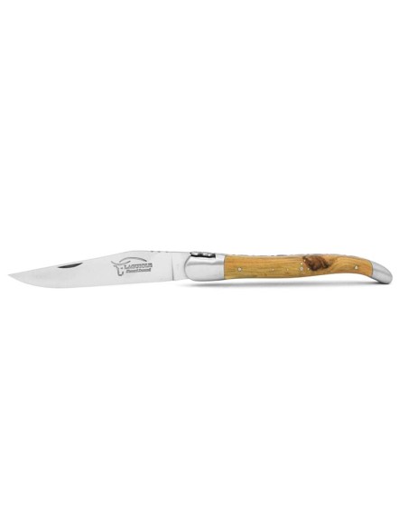 Laguiole, 12cm, Eber-Kopf, Griff aus Olivenholz
