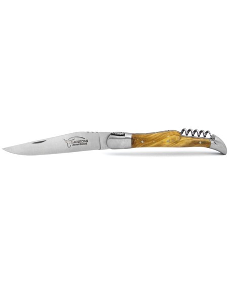 Laguiole, 12cm,Rugby-Ball, Griff aus Olivenholz