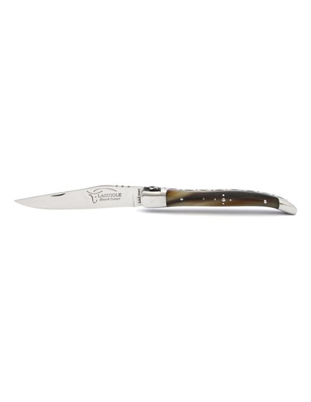 Laguiole, 10 cm, Freimaurermotiv, Hornspitze