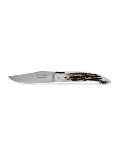Laguiole Pliant de Chasse, 13.5 cm, plein manche, bois de cerf 2