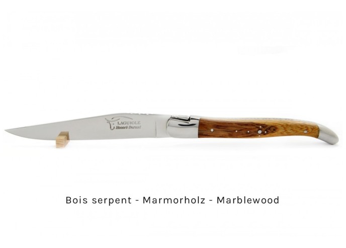 Coffret de véritables couteaux à steak Laguiole, manche en bois divers