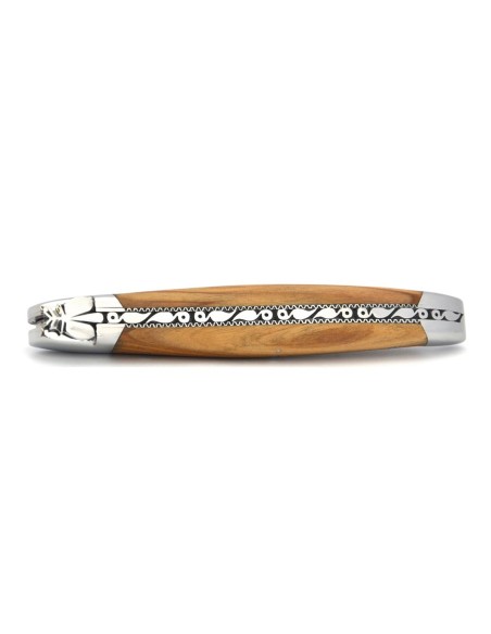 Laguiole Klappmesser collectible, Griff Olivenholz