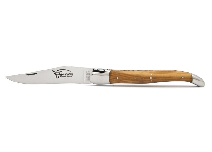 Laguiole Klappmesser collectible, Griff Olivenholz