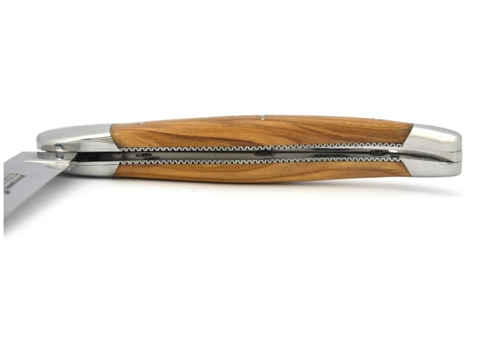 Collector's pocket knife Laguiole, olivewood handle