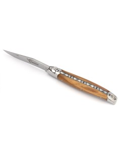 Laguiole Klappmesser collectible, Griff Olivenholz