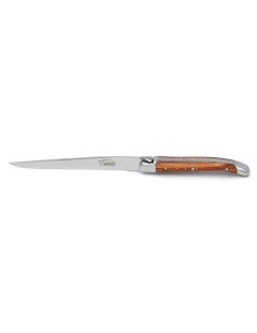 Letter opener, shiny stainless steel bolsters, rosewood handle 2