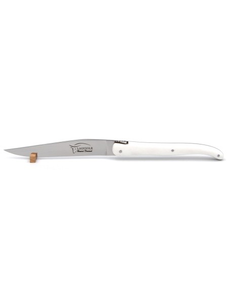 Laguiole Steakmesser, Griff aus Acryl POM, weiß