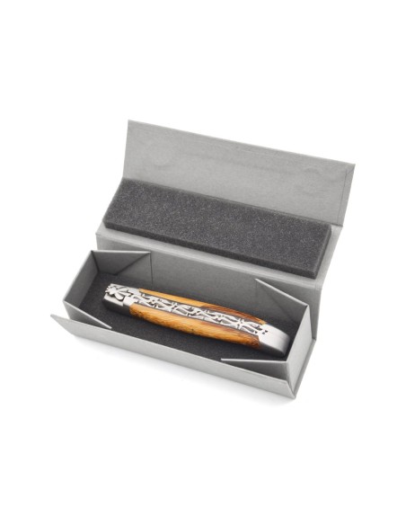 Boîte de rangement aimantée pour couteaux pliants Laguiole