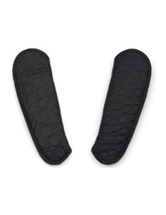 Étui cuir de crocodile pour la poche avec logo en creux - Noir