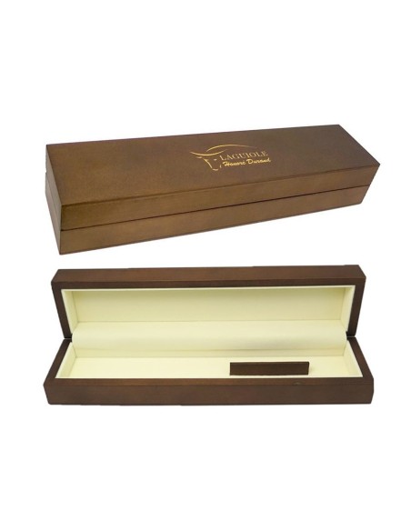 Laguiole pliant, 12 cm, lame Damas sauvage, abeille et ressort ciselés burin, manche en genévrier