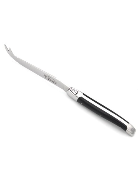 Couteau à fromage Laguiole finition tout inox brillant, manche corian