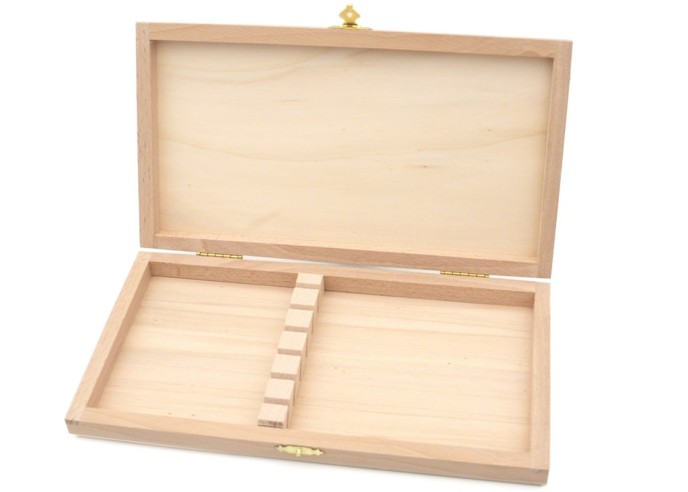 Coffret de rangement en pin pour 6 couteaux de table de Laguiole