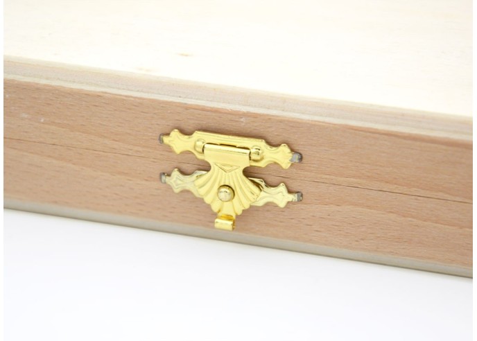 Aufbewahrungsbox aus Kiefernholz für 6 Laguiole-Tafelmesser