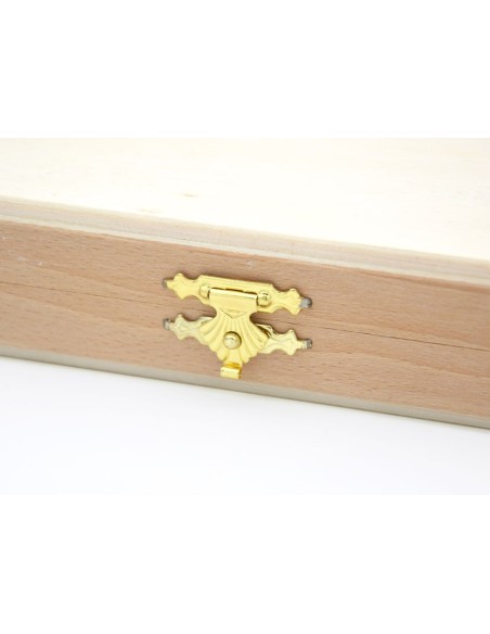 Aufbewahrungsbox aus Kiefernholz für 6 Laguiole-Tafelmesser