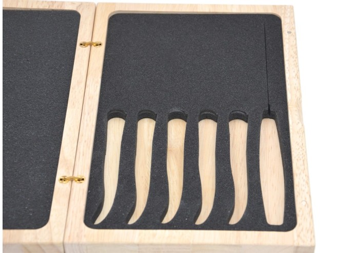 Coffret de rangement Prestige pour 6 couteaux de table de Laguiole
