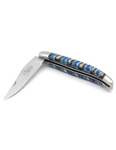 Laguiole pliant de collection, molaire de mammouth 2