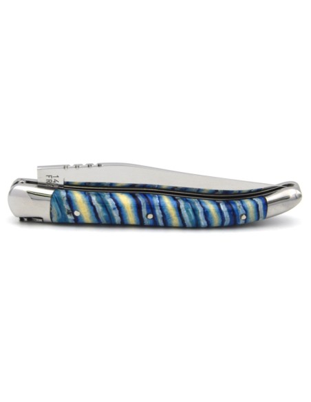 Laguiole pliant de collection, molaire de mammouth