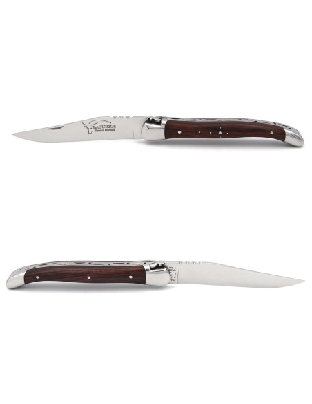 Couteau Laguiole pliant avec manche 11 cm en bois de violette