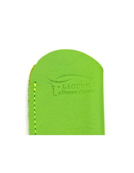 Taschenlederetui für Klappmesser, grün