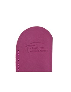 Étui cuir de poche pour couteaux pliants, violet 2