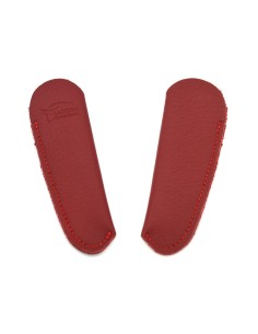 Étui cuir de poche avec logo en creux - Bordeaux