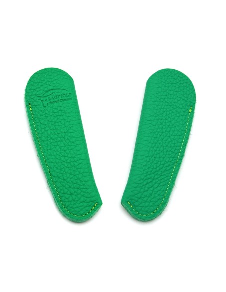 Étui cuir de poche pour couteaux pliants, vert