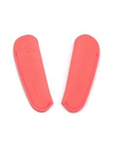 Grained leather pocket sheath with molded logo - Pink